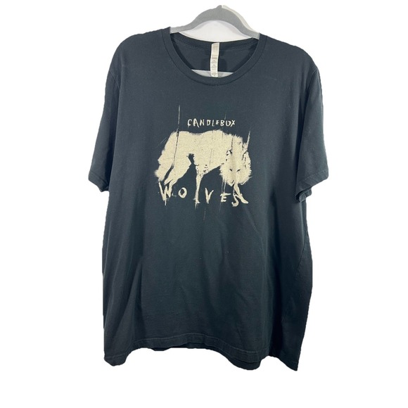 Bella + Canvas Other - Candlebox "Wolves" 2022 Concert Tour Shirt XL Black Bella + Canvas 2-Sided